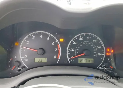 2010 Toyota Corolla Base from USA, damaged, VIN 2T1BU4EE0AC349787